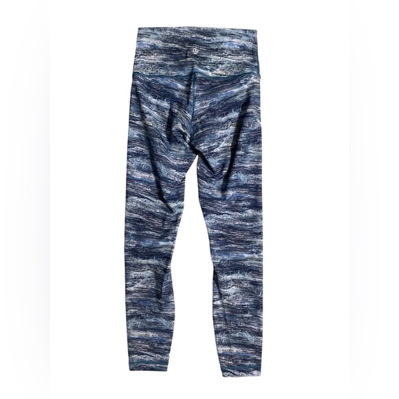 lululemon | size 4 Wunder Under HR 7/8 Tight 25" in Aerial Drift Multi Black - Picture 8 of 8